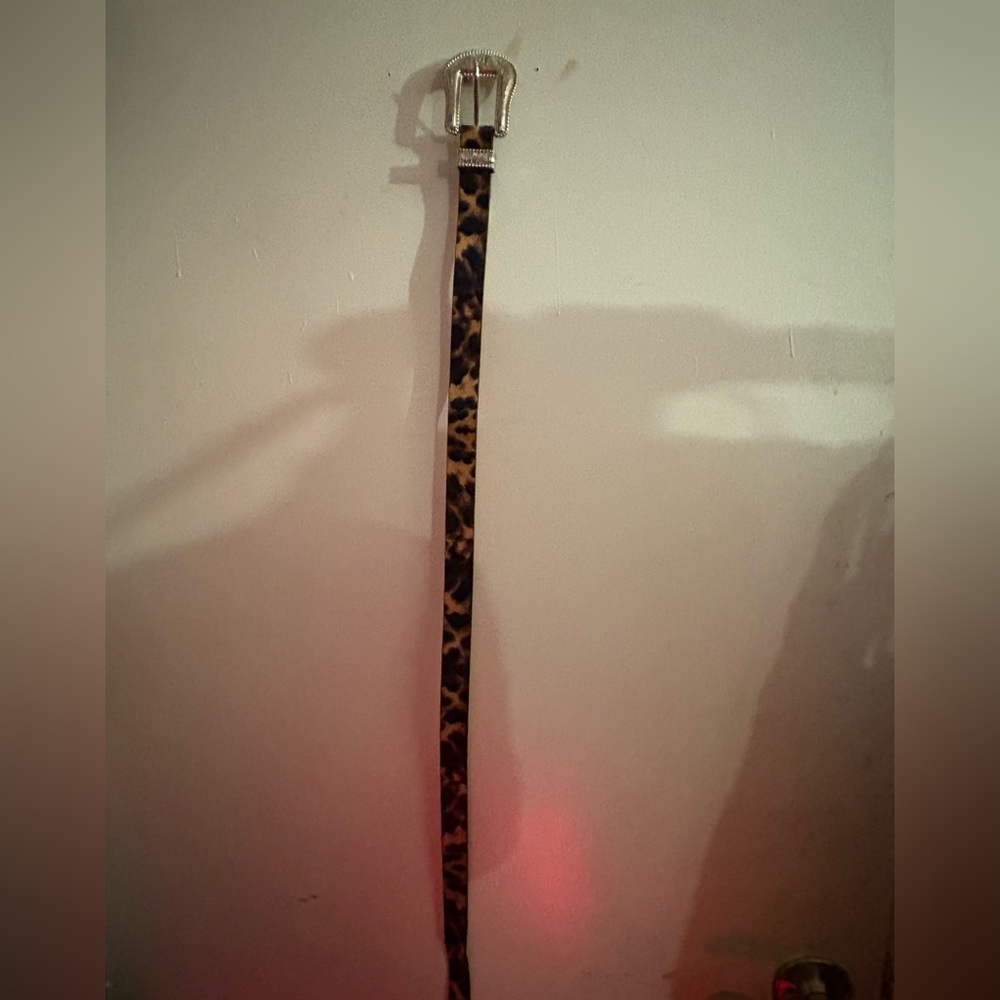 Women cheetah belt